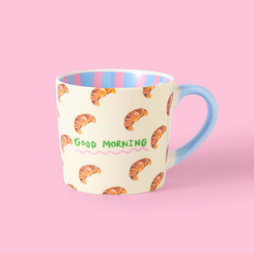 Good Morning Croissant Mug